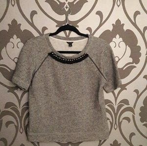 Ann Taylor embellished sweatshirt