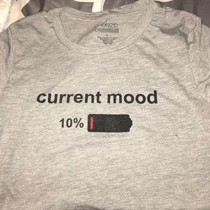 Current mood tee