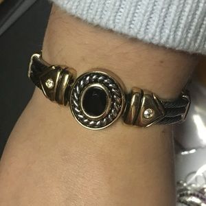 Classic dual tone bracelet