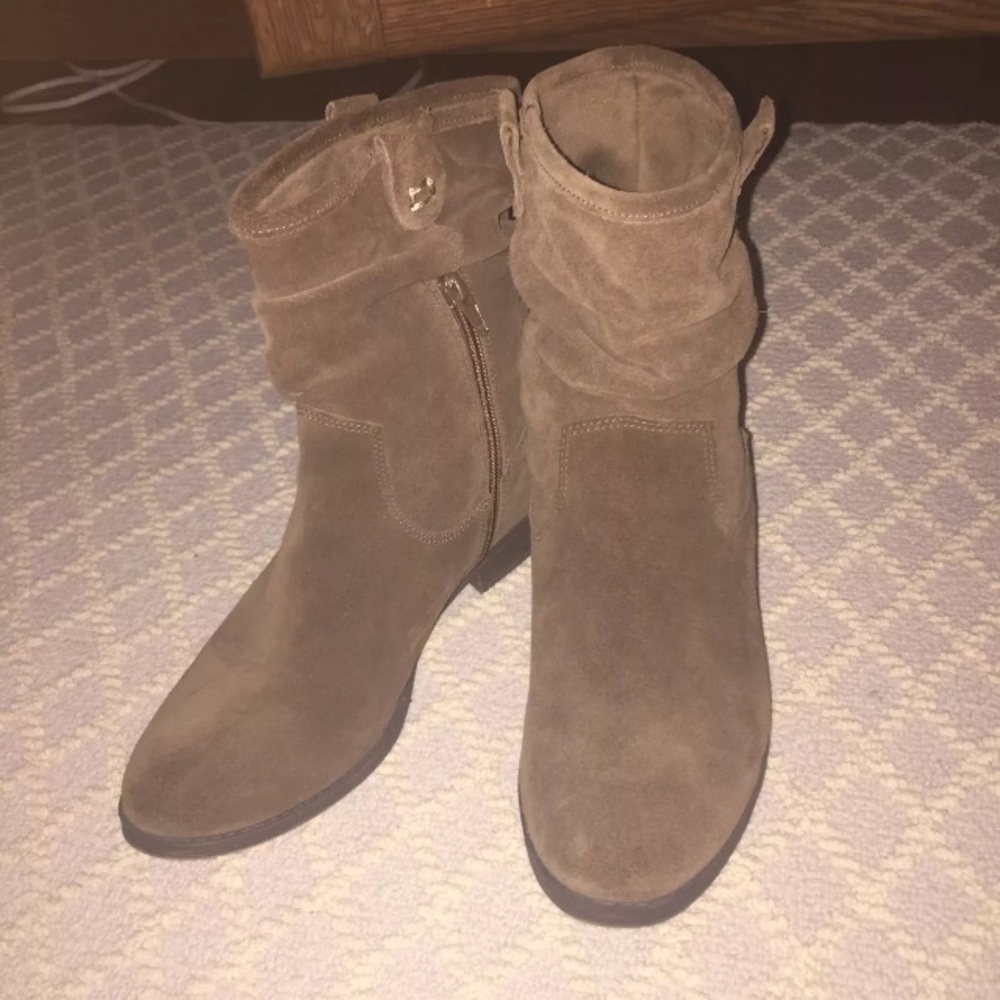 Slouchy Suede boots