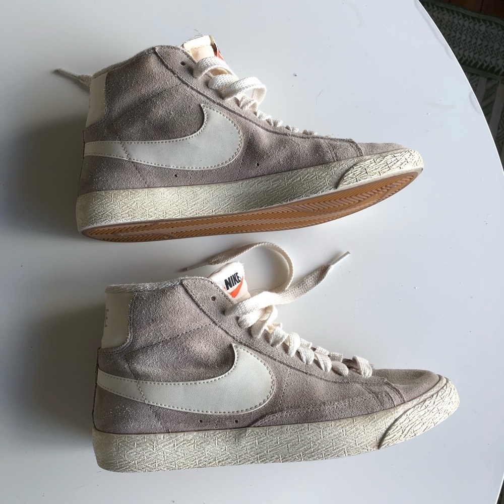 Gray Nike High Top Sneakers