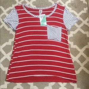 RED, WHITE, & BLUE TOP