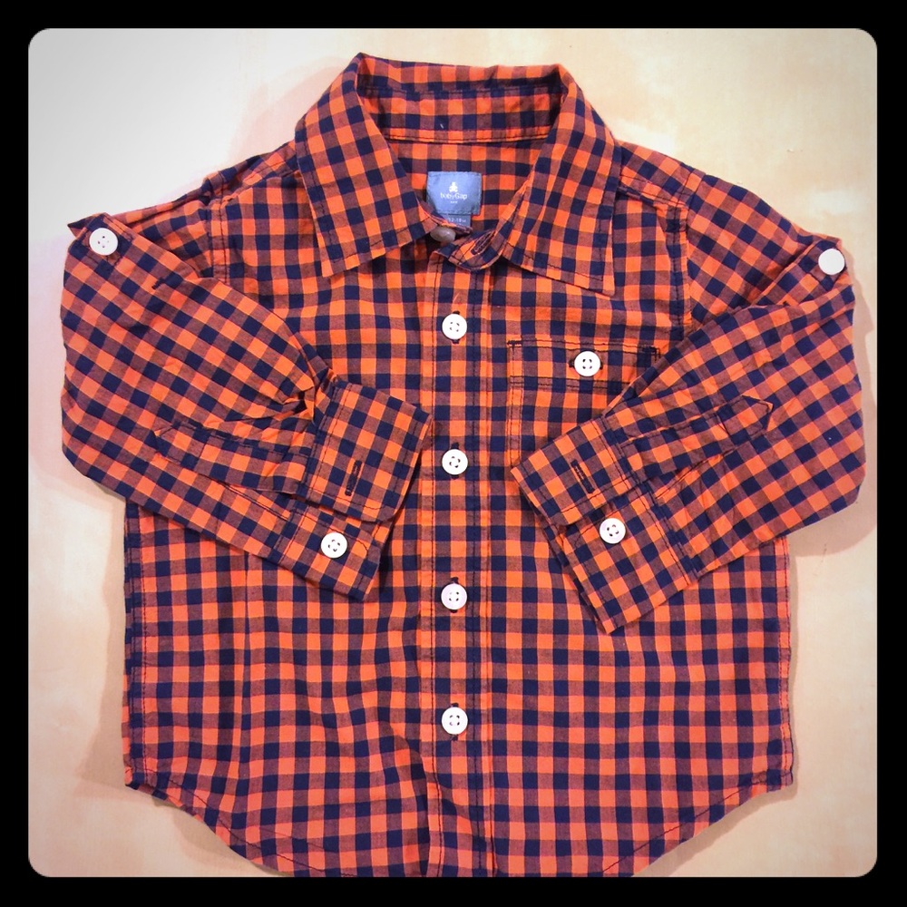 Baby gap plaid shirt