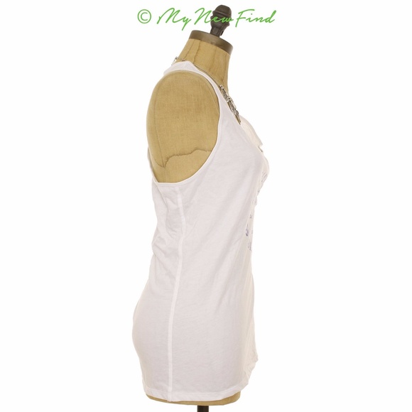 NWOT JANE & BLEECKER JERSEY SLEEP TANK LOGO TOP - Picture 2 of 3