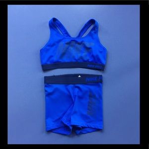 NIKE PRO WORK OUT SHORT SET🚫🚫🚫SOLD🚫🚫🚫