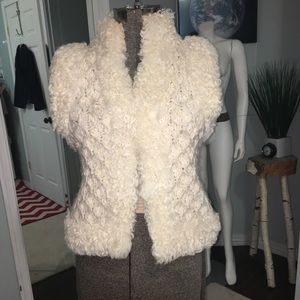 Hand knit vest from Express