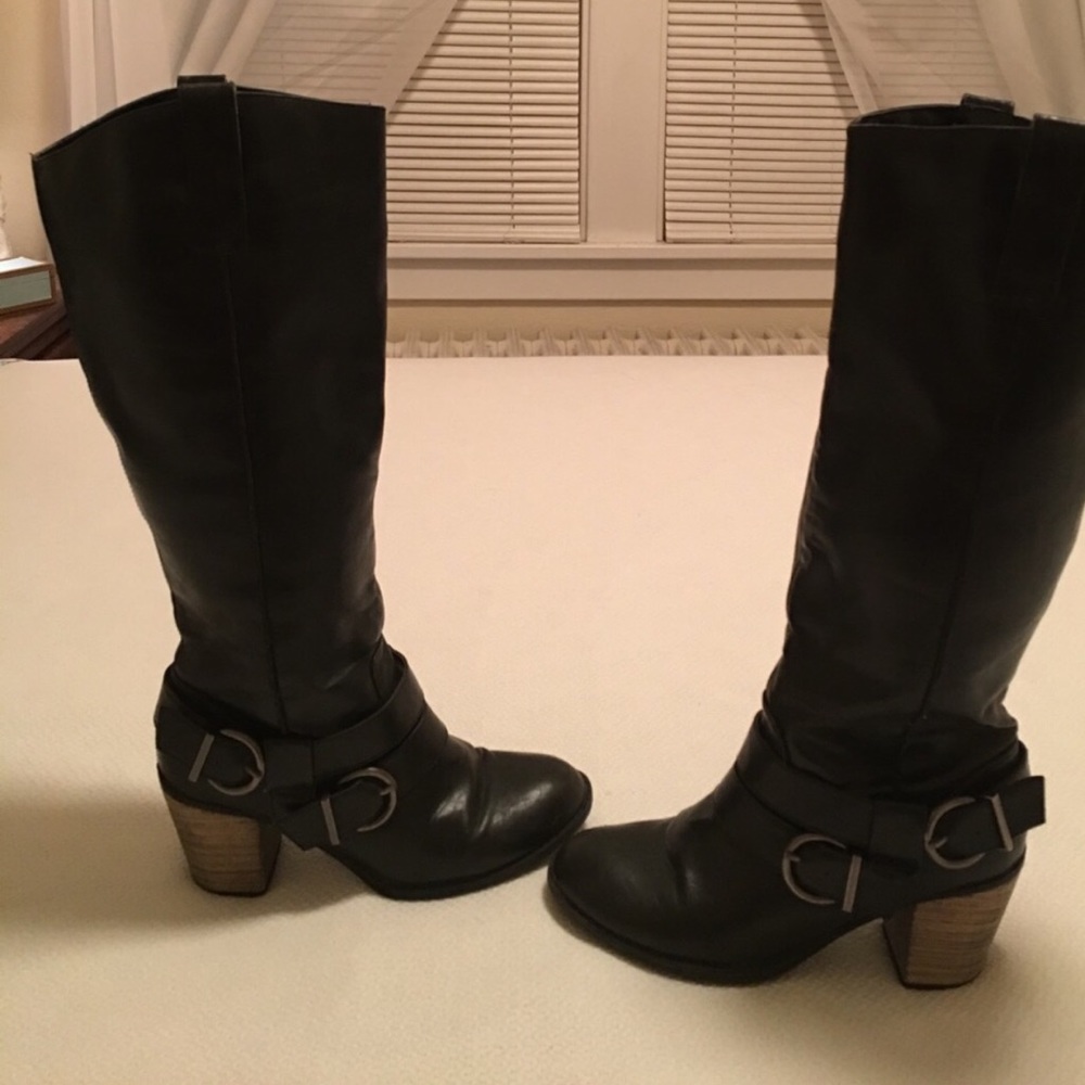Wide calf 8.5 Black boots