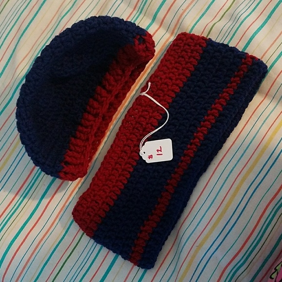 Crochet beanie crochet neck warmer - Picture 1 of 1
