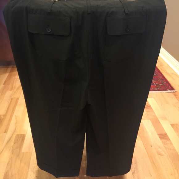 Michael Kors Wide Leg Cuffed Crop Trousers - Picture 2 of 6