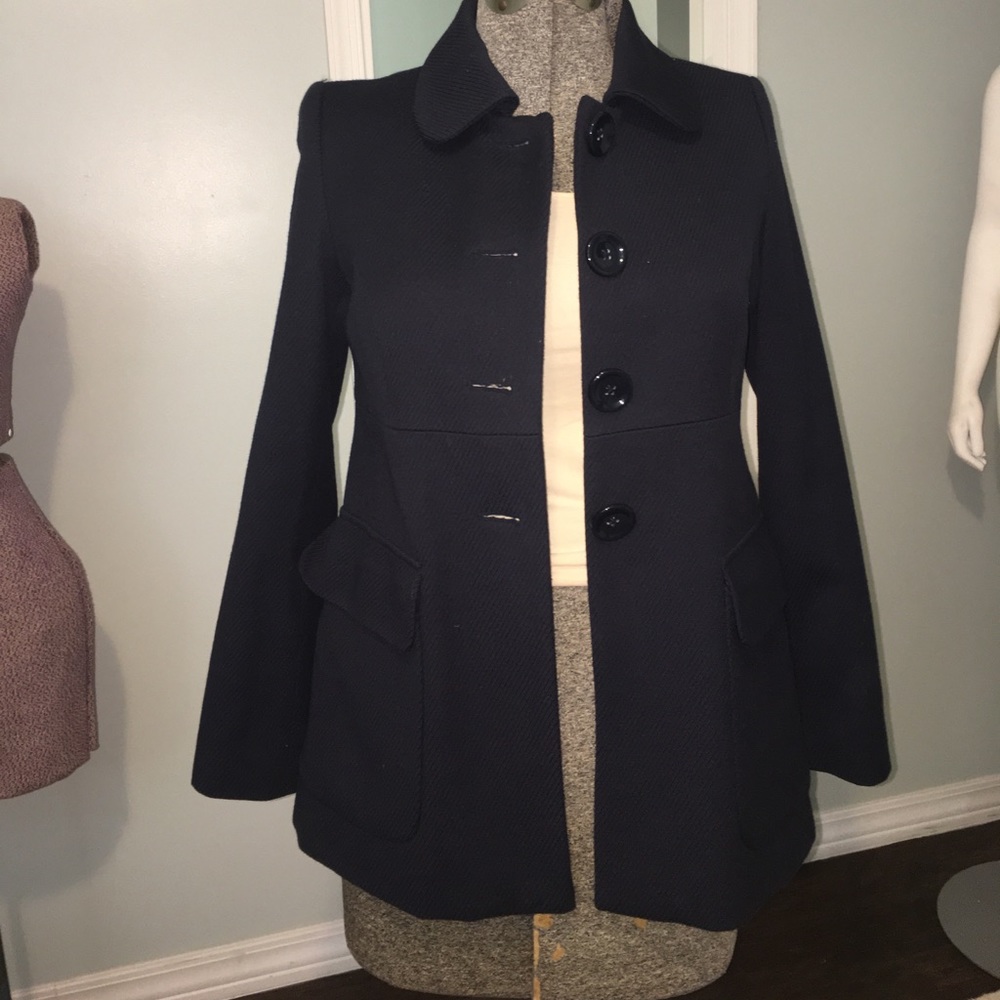 Super cute navy coat