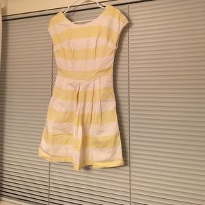 Yellow stripe dress