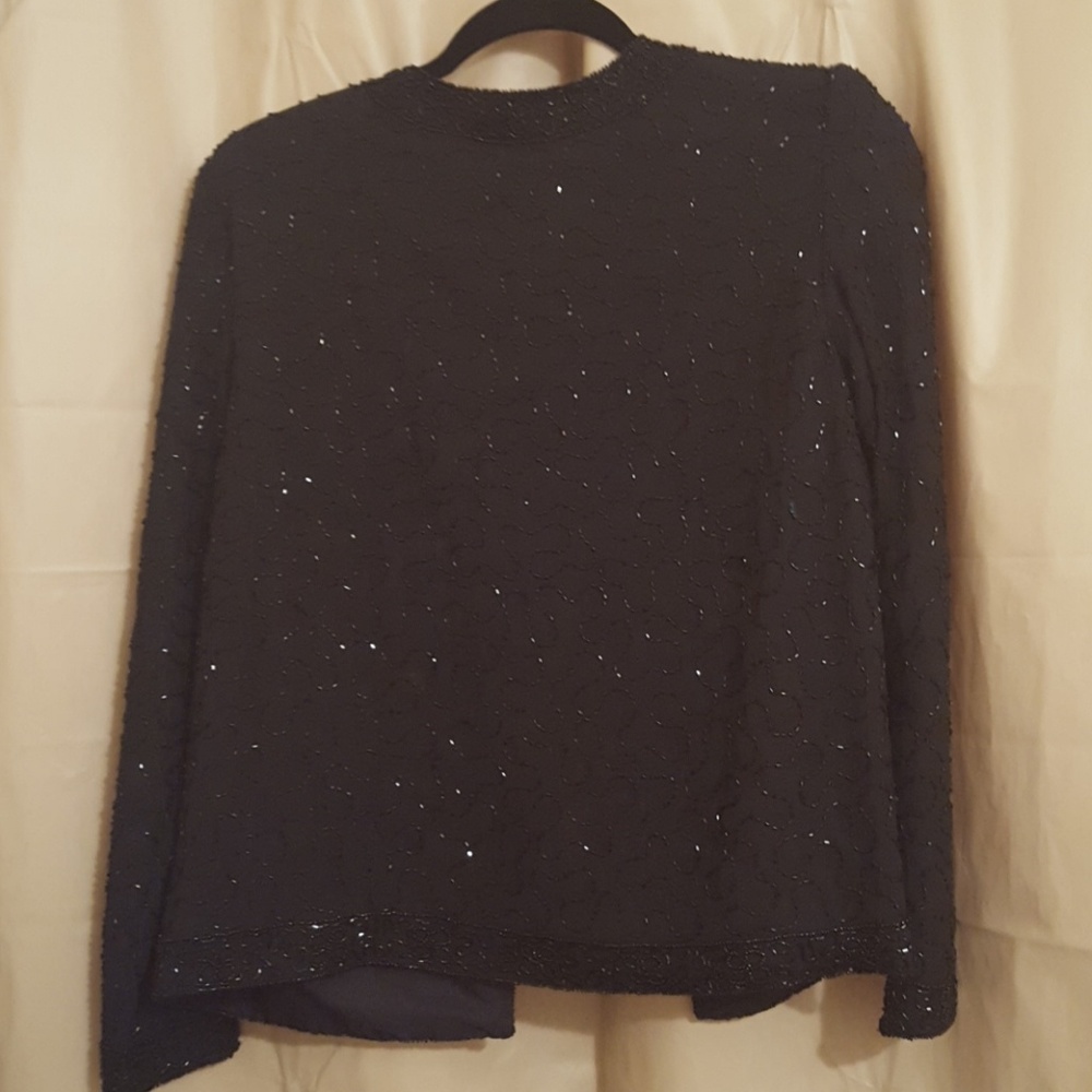 Black Sequined Jacket - image 3