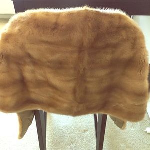 Beautiful vintage mink fur shrug