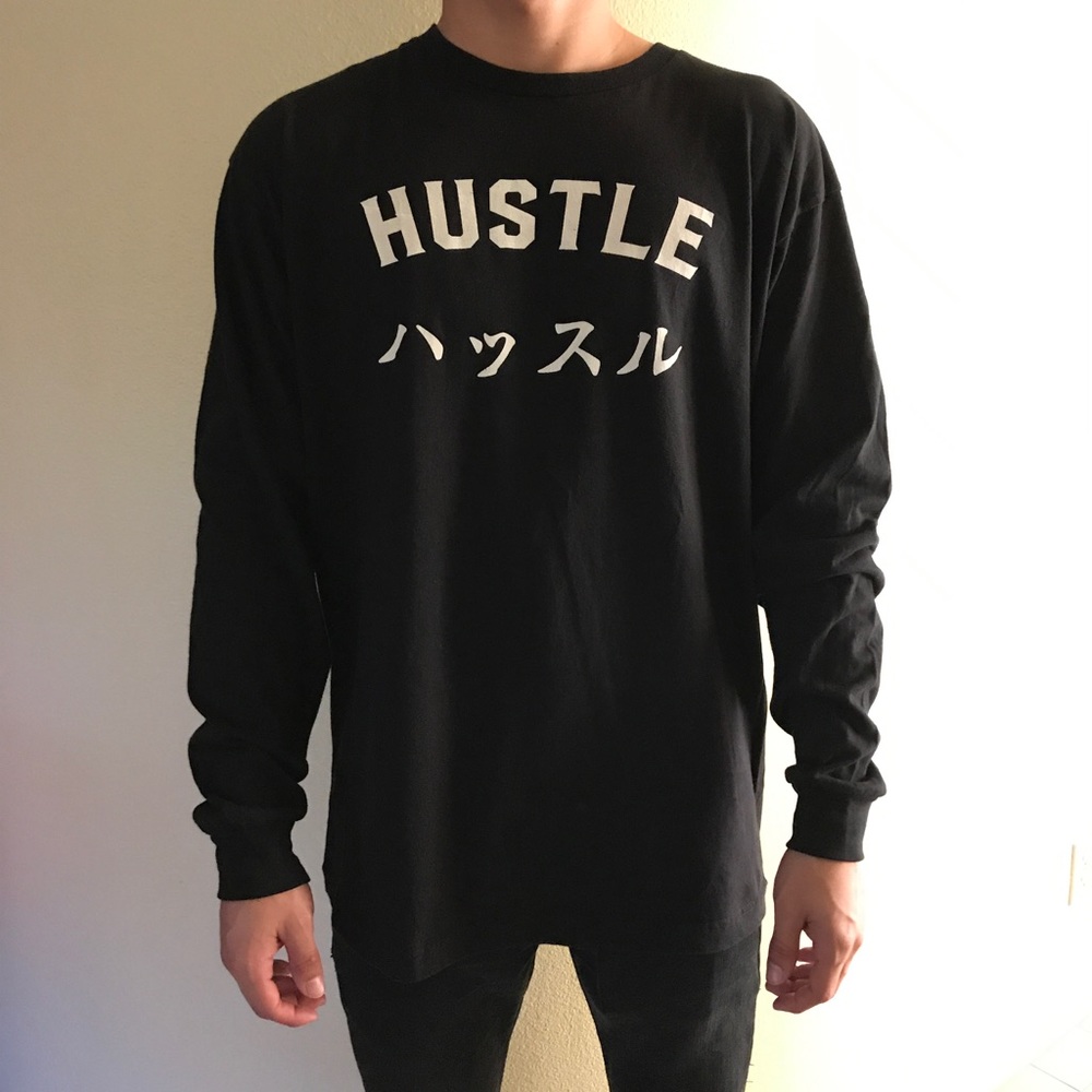 HUSTLE Long Sleeve Tee