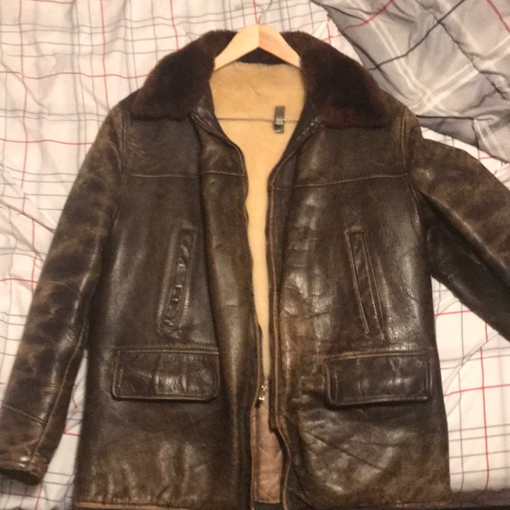 1940’s Horse Hyde leather bomber jacket