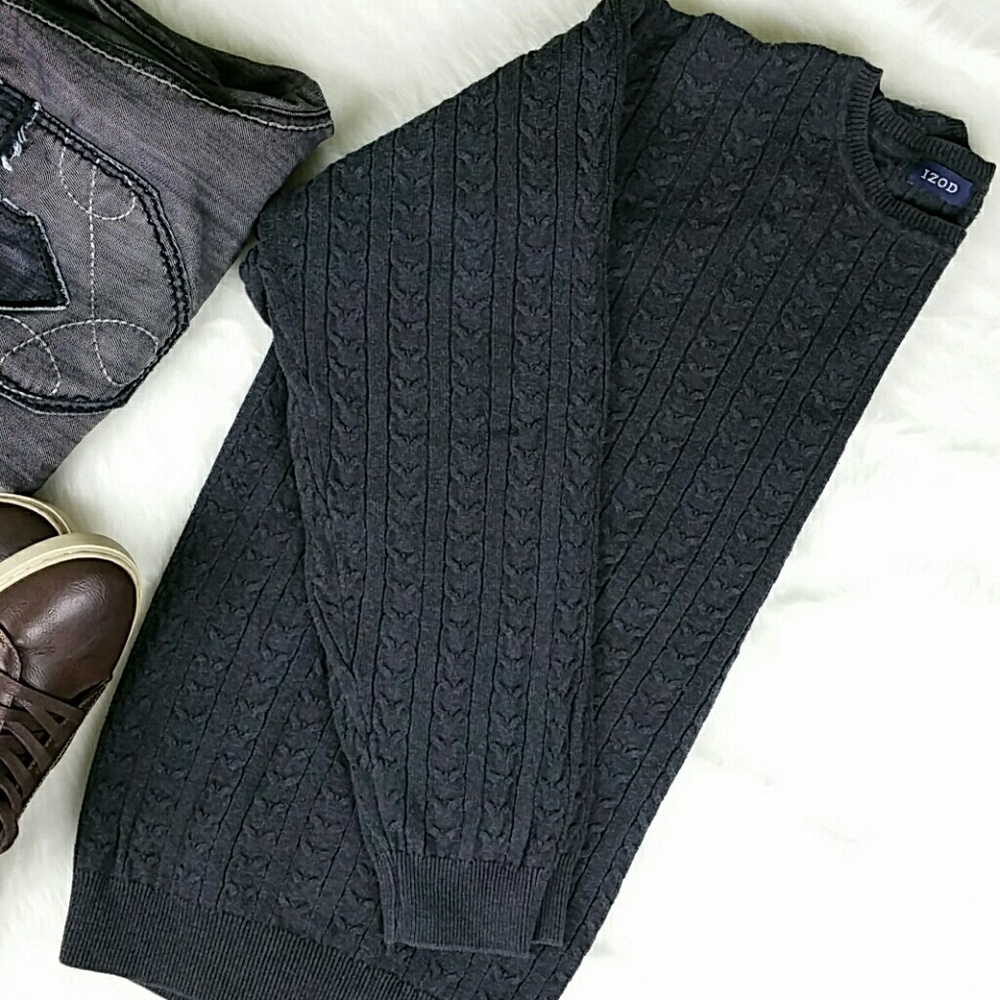 Izod Crew Neck Sweater 100% Cotton Extra Large