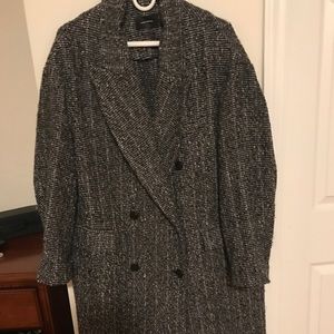A black/gray Isabel marant coat