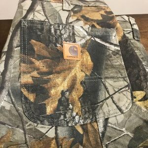 Carhartt Realtree Camo Washed Duck Dungaree Pants