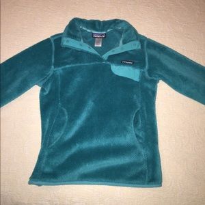 Turquoise Patagonia pullover