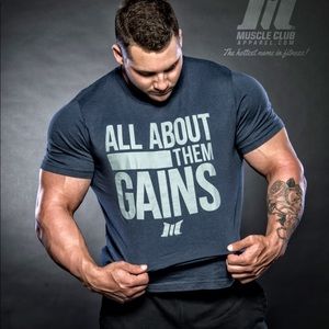 Muscle Club Apparel - all about them gains