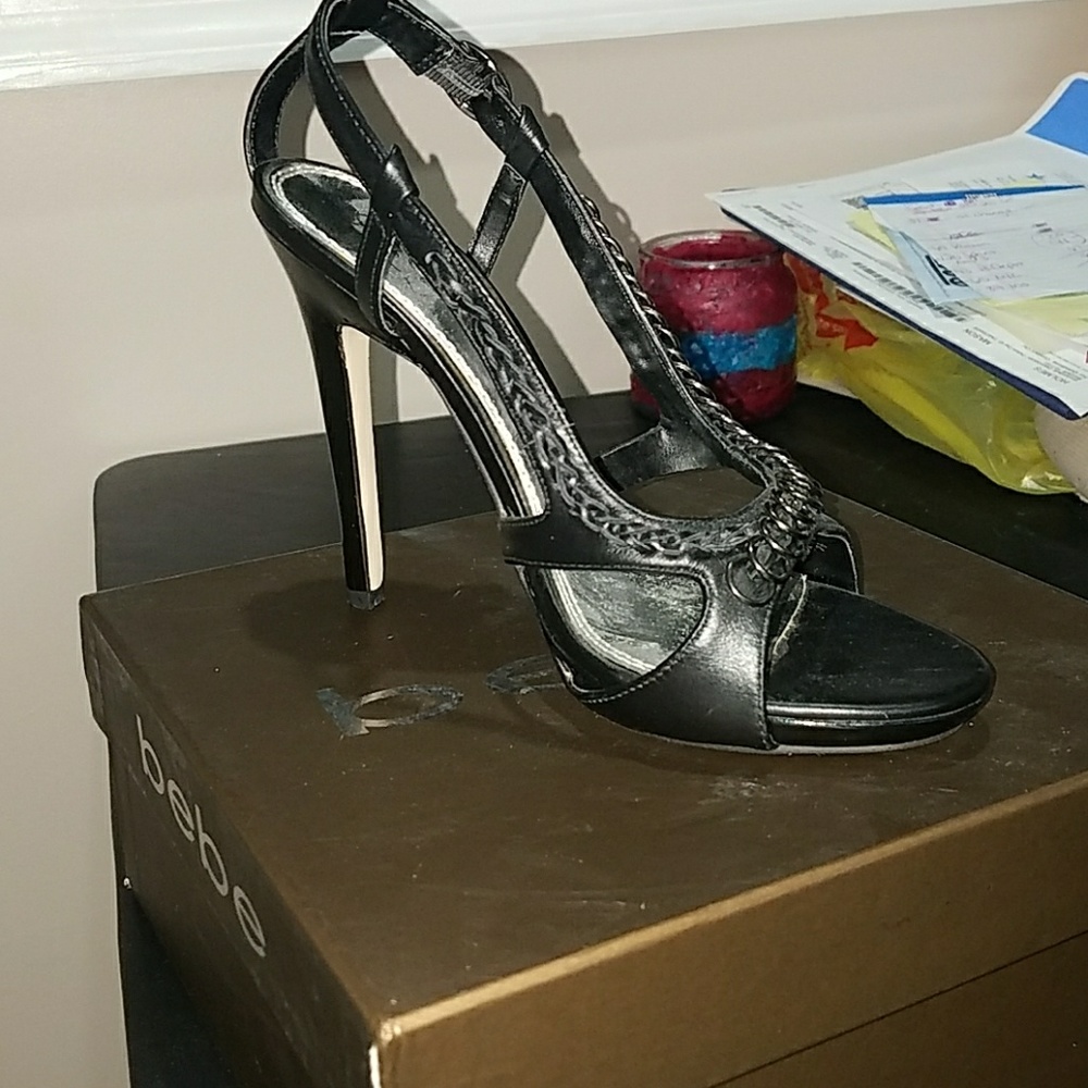 Bebe Sofia sandal black sz 7.5