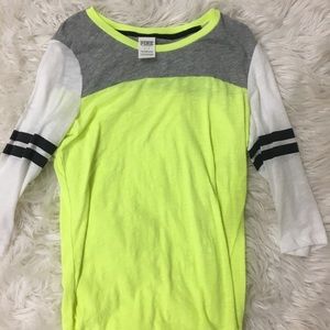 Pink long sleeve tee