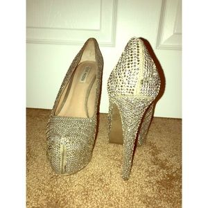 Steve Madden Bedazzled Heels
