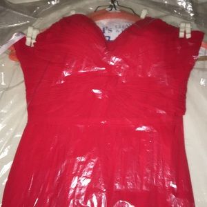Red prom dress