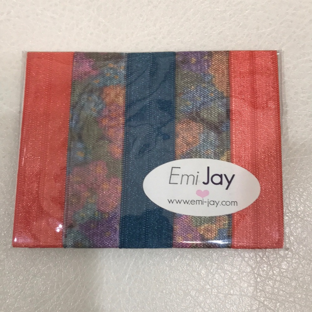 Emi Jay Floral Hair Tie 5 Pack
