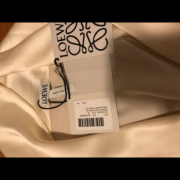 A white Loewe silk top - Picture 2 of 2