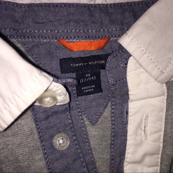 Women’s Grey Tommy Hilfiger Polo - Picture 3 of 4