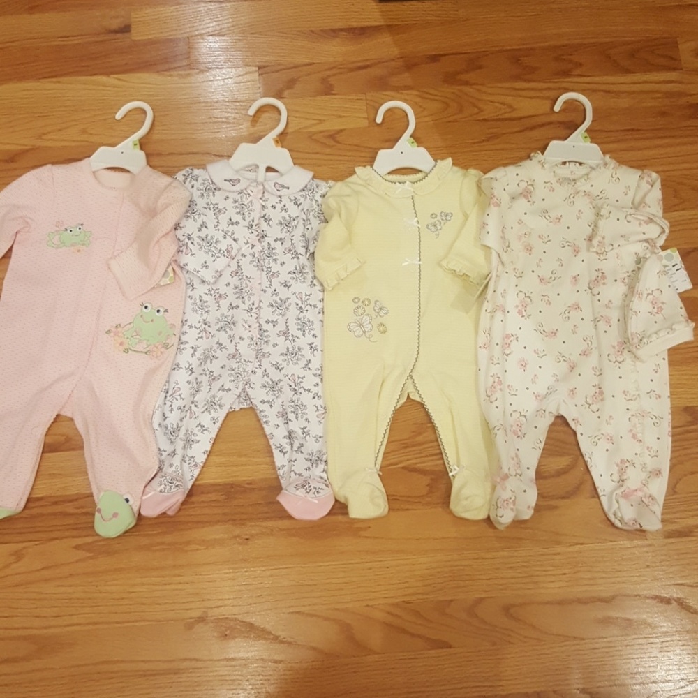 Bundle of baby one piece footies