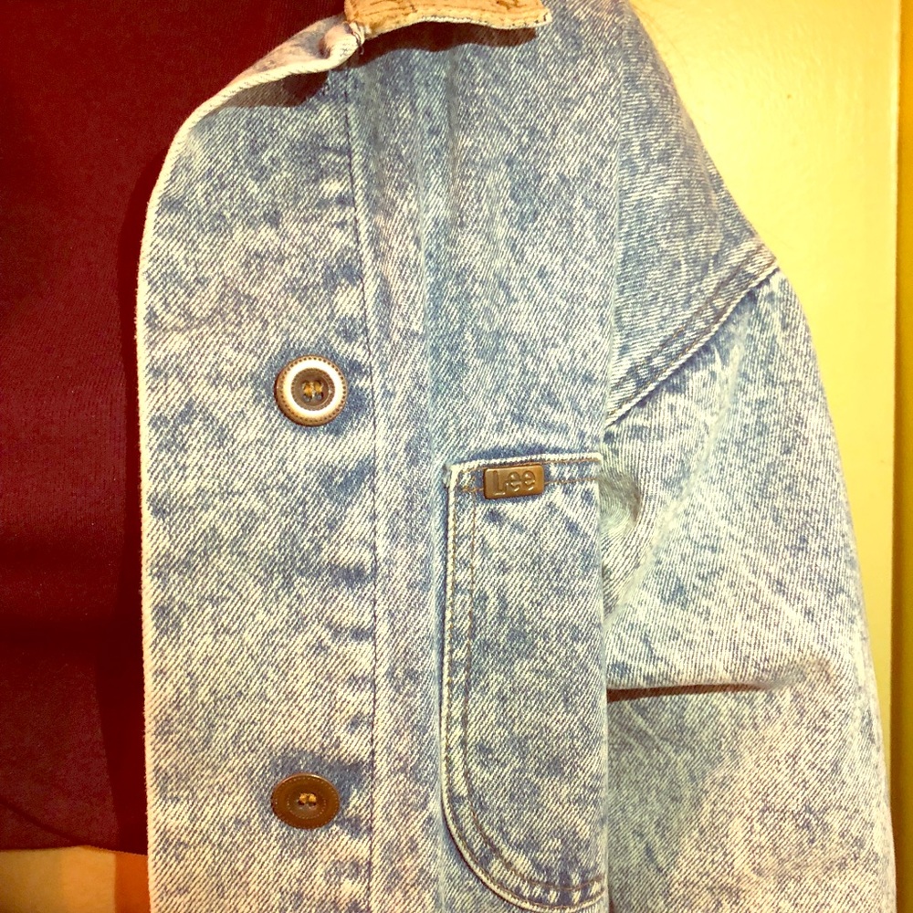 Denim vintage lee long coat