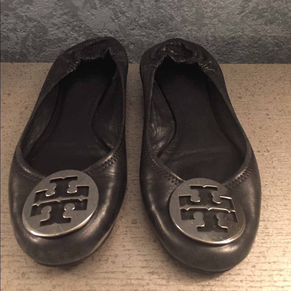 Black Tory Burch Flats Size 8