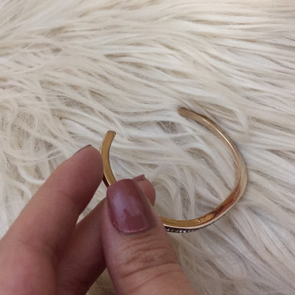 Rose Gold Rhinestone cuff - Picture 6 of 6
