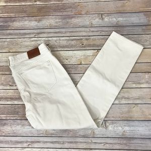 Madewell Demin Cream Straight Distressed Size 29