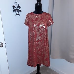 Red and Gold Elegant Carly