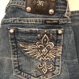 Miss Me Boot Cut Medium wash with bling