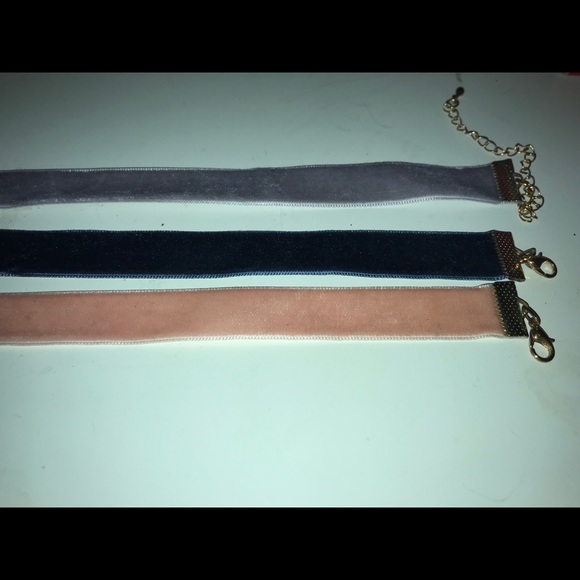 3 Velvet Chokers - Picture 3 of 3