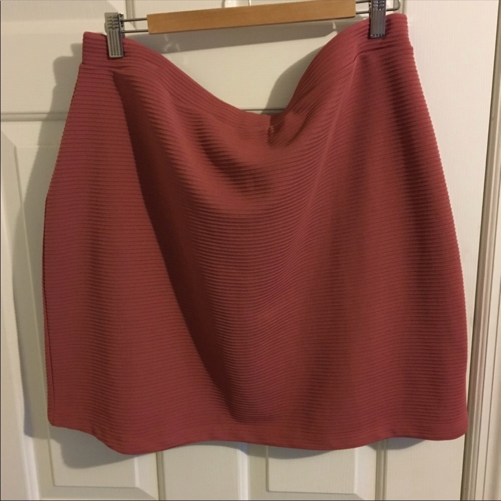 ASOS curve textured mini skirt