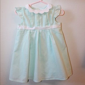 Baby girl  blue dress