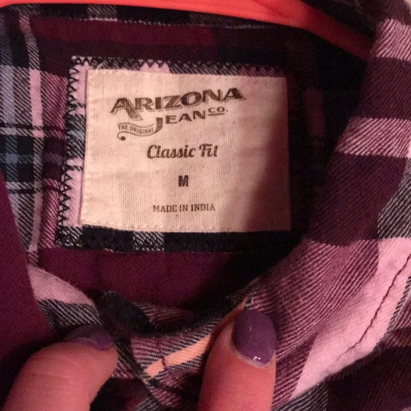 Purple button up - Picture 2 of 2