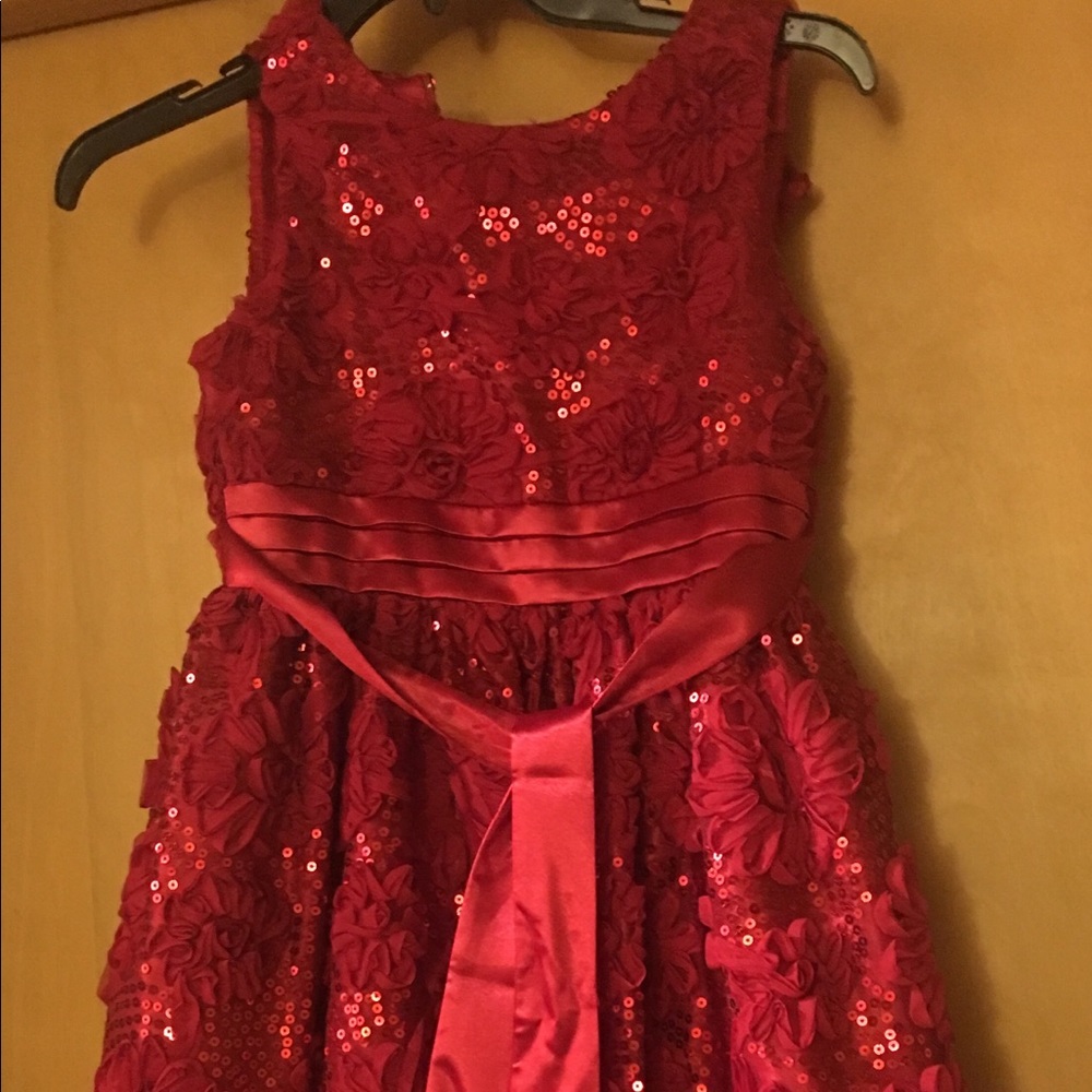 Red girls dress