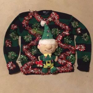 Christmas sweater!!  With lights!!  Men's size XL.