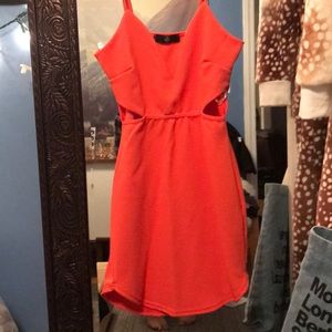 Orange dress