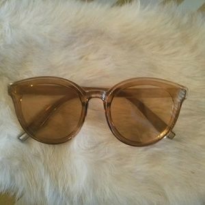 Brown Transparent lense sunglasses