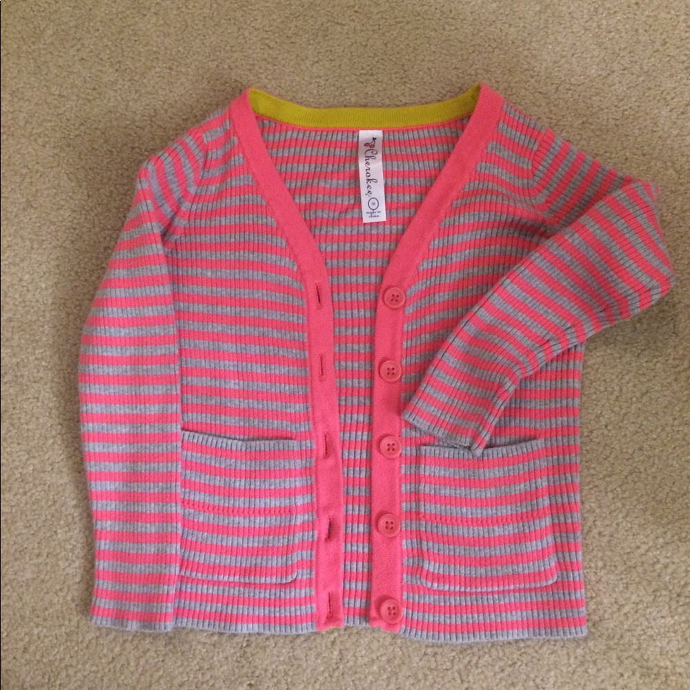 Girls button cardigan