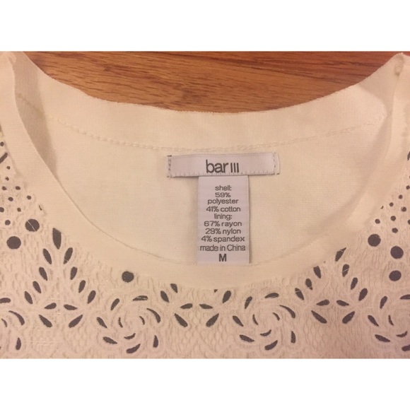 Black & White Lace Shell - Picture 3 of 3