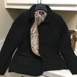 Black Quilted Jacket by Gallery.