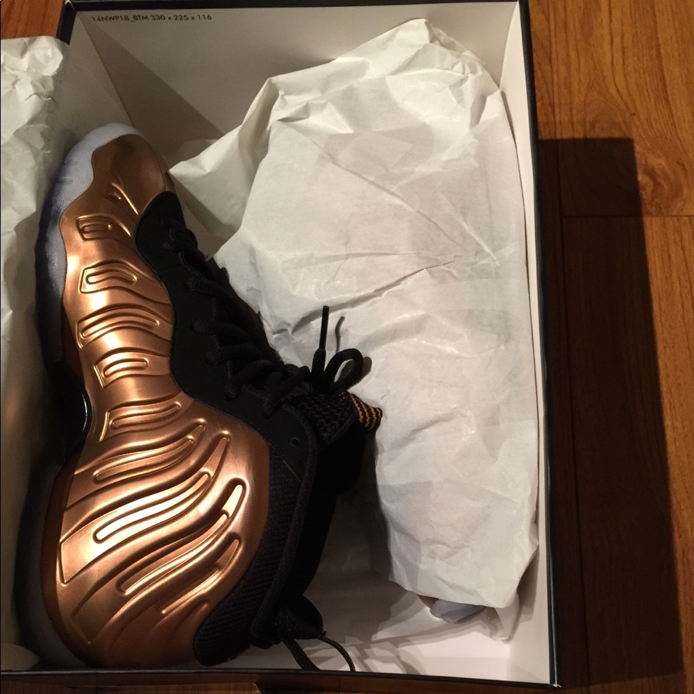 Nike copper foamposites